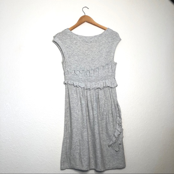 Anthro Knitted & Knotted Whirling Ruffle Dress XS - Picture 3 of 8
